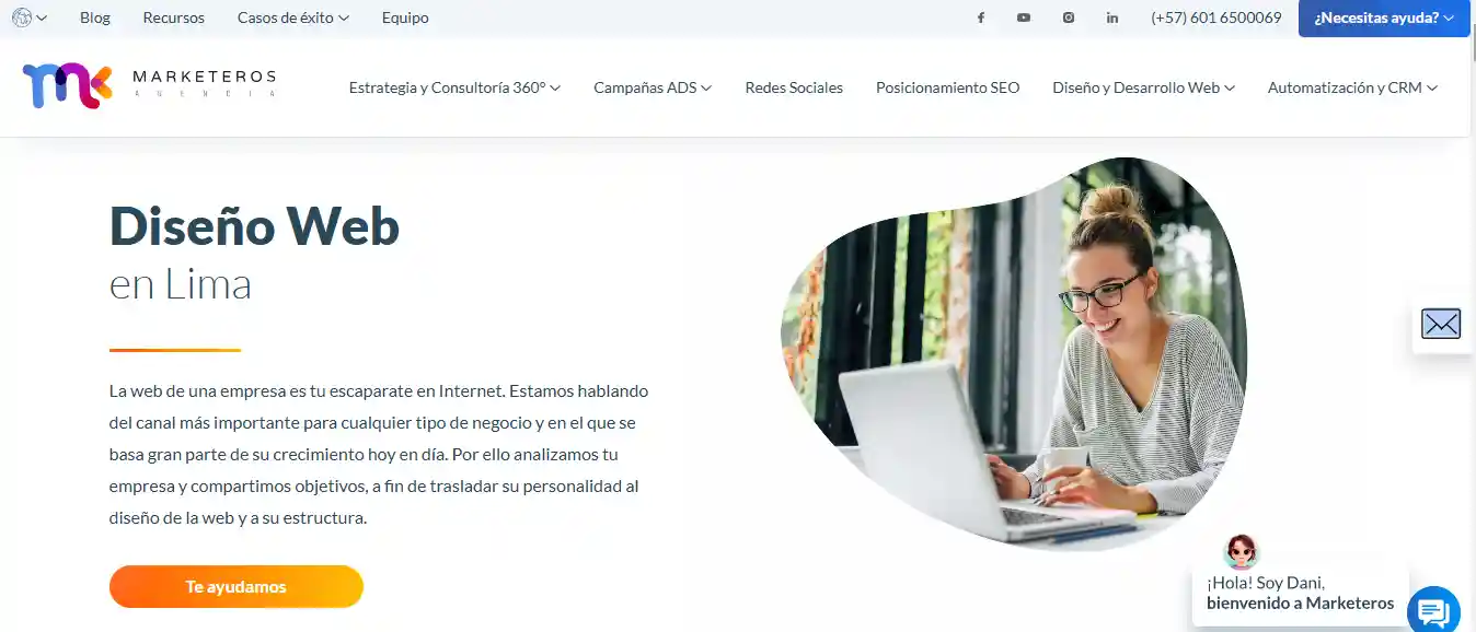 Marketeros, agencia de diseño web