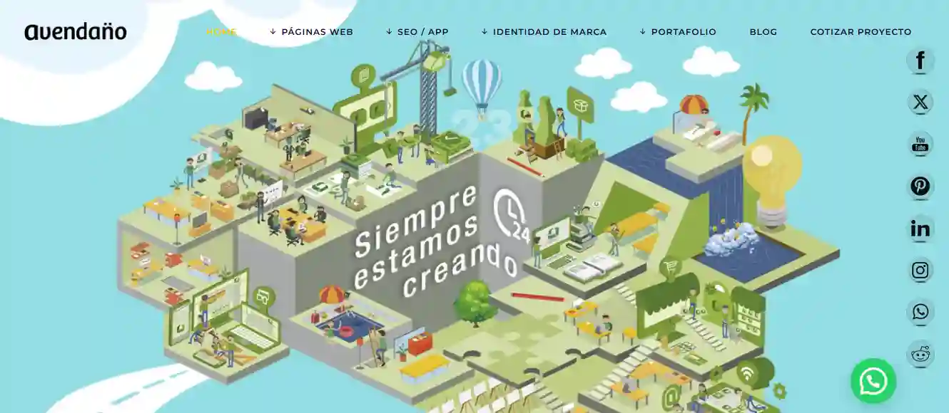 Avendaño, agencia de diseños web