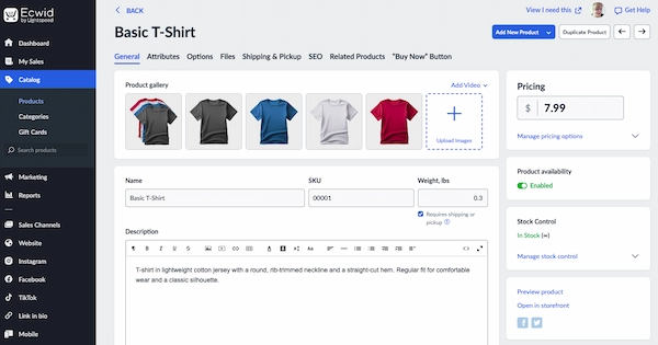 Ecwid plataformas ecommerce