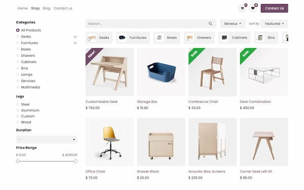 Odoo ecommerce plataformas ecommerce