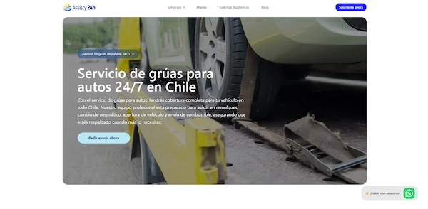 Assisty24h mejores servicios de grúas para autos